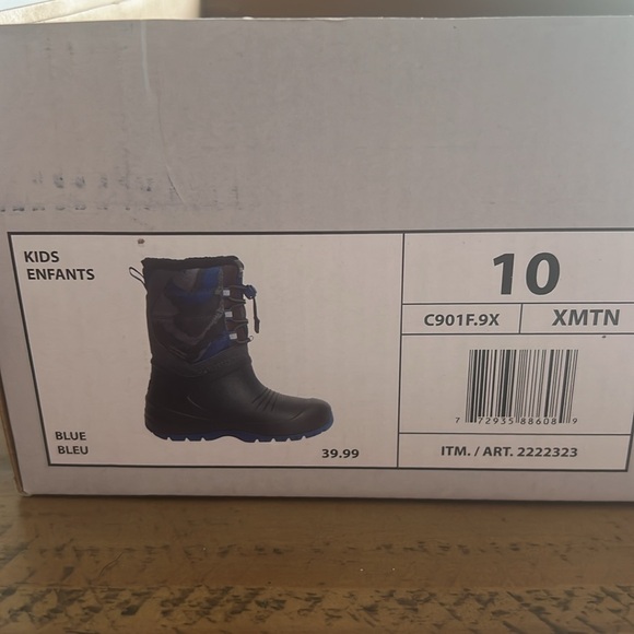 Xmtn - Kids’ Winter Boots | size 10 - Picture 6 of 8
